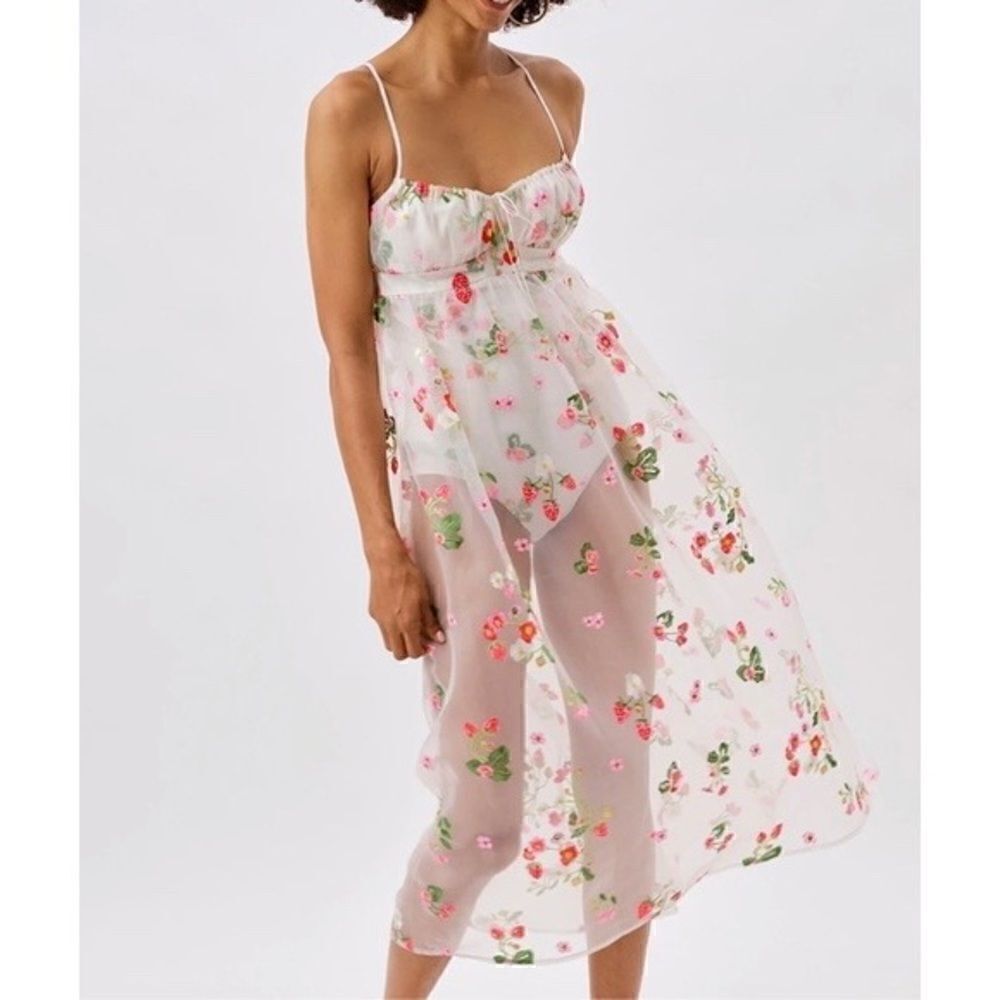 For Love & Lemons Jaclyn Midi Dress